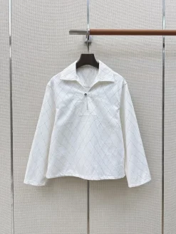 CHANEL Shirts & Polos Cotton (White) S-L B95202607050188