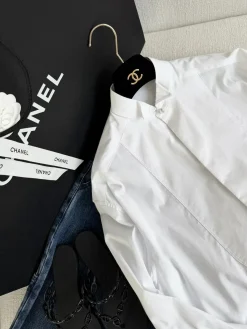 Alternative view of CHANEL Shirts & Polos Cotton (White) S-L C35202607050191