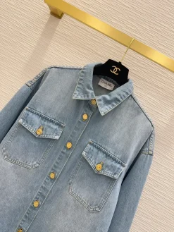 Alternative view of CHANEL Shirts & Polos Denim (Blue) S-M-L B95202607050193