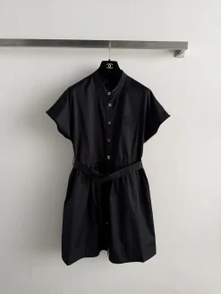 CHANEL Skirts & Dresses Cotton (Black) S-M-L C35202607050198