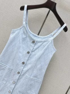 Alternative view of CHANEL Skirts & Dresses Denim (Light Blue) S-L C85202607050202