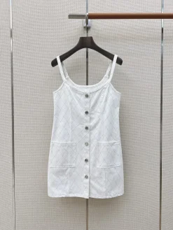 CHANEL Skirts & Dresses Organic Cotton (White) S B85202607050200