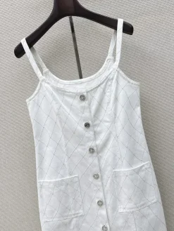 Alternative view of CHANEL Skirts & Dresses Organic Cotton (White) S B85202607050200