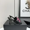 CHANEL Slides & Slippers Lambskin (Black-Pink) EU35-39 B60202607051290