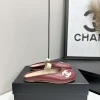 CHANEL Slides & Slippers Lambskin (Red-White) EU35-39 B80202607051356