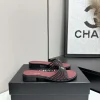 CHANEL Slides & Slippers Leather (Black-Red) EU35-39 B30202607051006