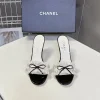 CHANEL Slides & Slippers Patent Leather (Black-White) EU35-41 B40202607051104