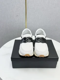 Alternative view of CHANEL Sneakers & Trainers Calfskin Leather (White-Black) EU35-41 C10202607051525