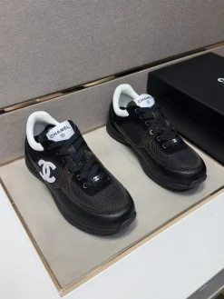 CHANEL Sneakers & Trainers Calfskin Mesh (Black-Brown-White) EU35-44 B80202607051437