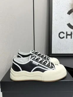 CHANEL Sneakers & Trainers Canvas (Black-White) EU35-41 B90202607051468