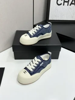 Alternative view of CHANEL Sneakers & Trainers Denim Canvas (Blue-White) EU35-41 B90202607051469