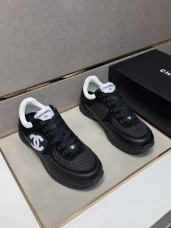 CHANEL Sneakers & Trainers Mesh Leather (Black-White) EU35-44 B80202607051438