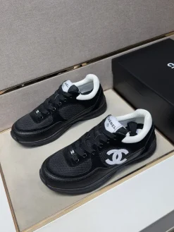 Alternative view of CHANEL Sneakers & Trainers Mesh Leather (Black-White) EU35-44 B80202607051438