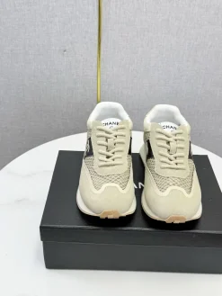 Alternative view of CHANEL Sneakers & Trainers Suede & Fabric (Beige-Black) EU35-41 C10202607051528