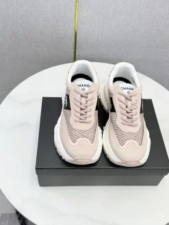 Alternative view of CHANEL Sneakers & Trainers Suede Fabric (Pink-White-Black) EU35-41 C30202607051588