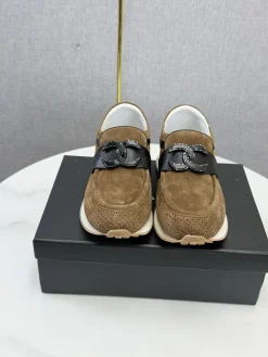 Alternative view of CHANEL Sneakers & Trainers Suede Leather (Brown-Black-White) EU35-41 C10202607051519