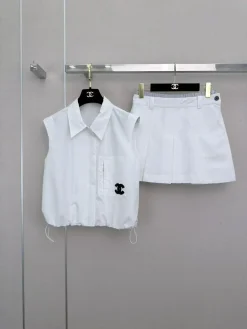 CHANEL Suits Cotton (White) S-M-L C45202607052100