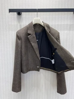 Alternative view of CHANEL Suits Tweed (Brown-White) 36-40 D65202607052401