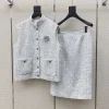CHANEL Suits Tweed (White-Gray) S-L C65202607052197