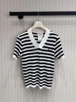 CHANEL Sweaters & Knitwear Knit (Black-White) S-M-L B05202607050769