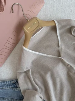 Alternative view of CHANEL Sweaters & Knitwear Knit Cotton (Beige) S-L C00202607051736