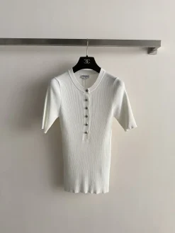 CHANEL Sweaters & Knitwear Knit Fabric (White) S-L B10202607050793