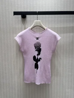 CHANEL Sweaters & Knitwear Knit (Pink-Black) S-M-L B05202607050765