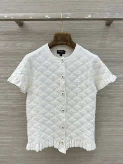 CHANEL Sweaters & Knitwear Knit (White) 38 B80202607051568