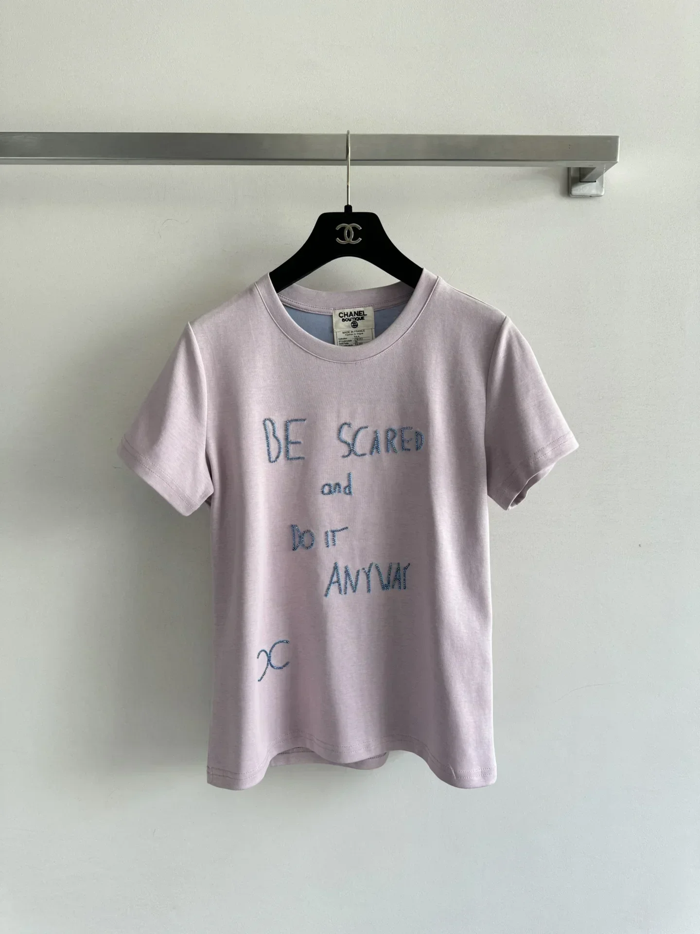 CHANEL T-shirts & Vests Beaded Cotton (Purple) S-L A55202607050458