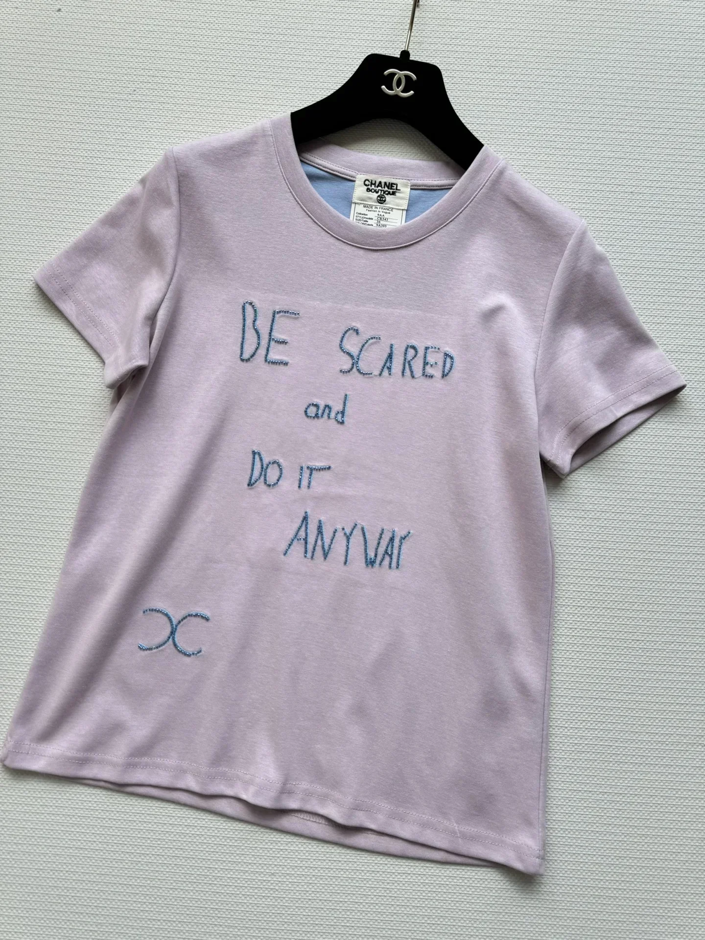 CHANEL T-shirts & Vests Beaded Cotton (Purple) S-L A55202607050458 - Image 3