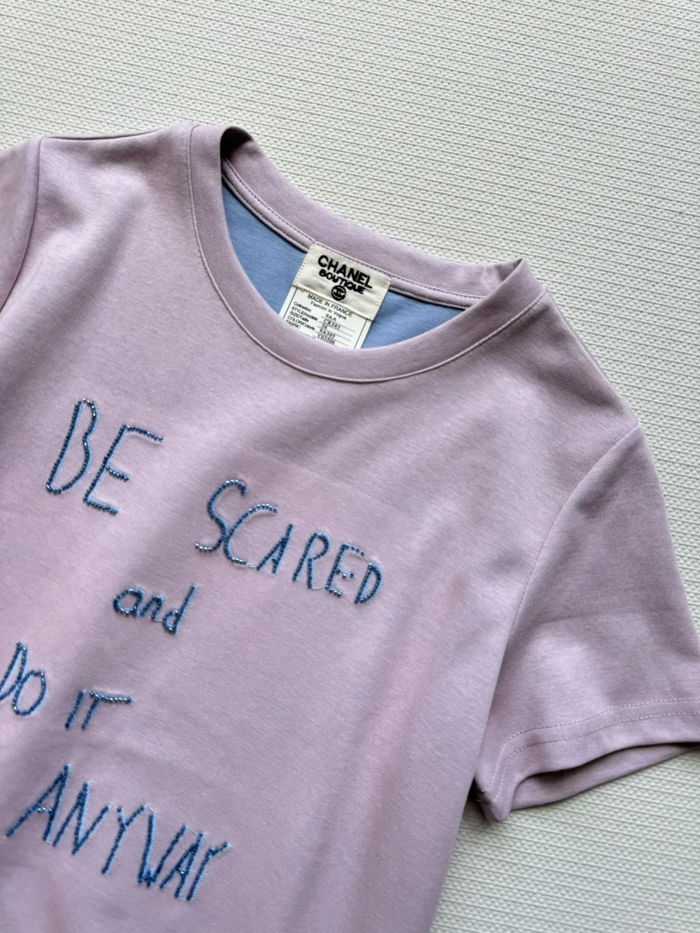 CHANEL T-shirts & Vests Beaded Cotton (Purple) S-L A55202607050458 - Image 6
