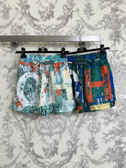 CHANEL Trousers & Shorts Cotton (Blue-Green-Orange-White-Yellow) S-M-L B35202607050227
