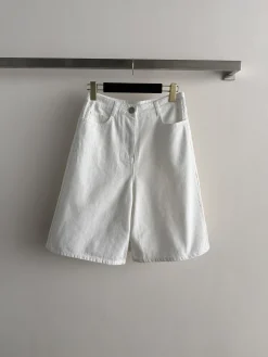 Alternative view of CHANEL Trousers & Shorts Cotton (White) S-L C10202607050214