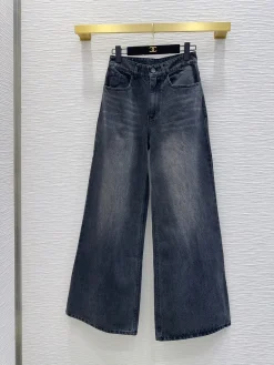 CHANEL Trousers & Shorts Denim (Black) S-M-L B75202607050217