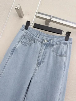 Alternative view of CHANEL Trousers & Shorts Denim (Light Blue) S-L A85202607050218