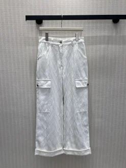 CHANEL Trousers & Shorts Denim (White) S-L C75202607052217