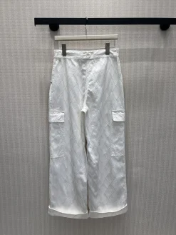Alternative view of CHANEL Trousers & Shorts Denim (White) S-L C75202607052217