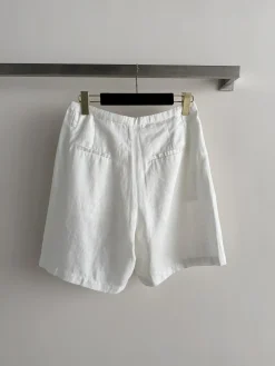 Alternative view of CHANEL Trousers & Shorts Linen (White) S-L B55202607050221