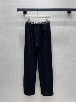 Alternative view of CHANEL Trousers & Shorts Polyester (Black-White) S-M-L B15202607050219