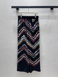 CHANEL Trousers & Shorts Satin (Black-Red-Blue-Yellow-White-Brown) 36-40 B75202607050228