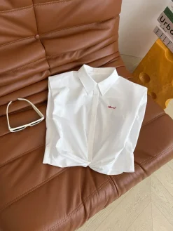 Alternative view of CHOPARD Shirts & Polos Cotton (White-Blue) S-L B35202607051050