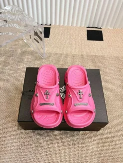 CHROME HEARTS Slides & Slippers Rubber (Pink) EU36-41 A50202607050686