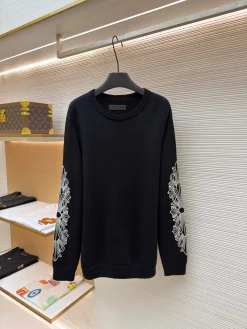 CHROME HEARTS Sweaters & Knitwear Wool Cashmere Blend (Black) S-M-L-XL C25202607120505
