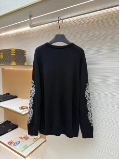 Alternative view of CHROME HEARTS Sweaters & Knitwear Wool Cashmere Blend (Black) S-M-L-XL C25202607120505