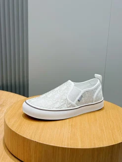 Alternative view of DIOR Boat Shoes & Espadrilles Canvas (White-Beige) EU35-44 C00202607050236