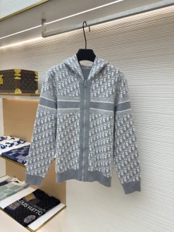 DIOR Coats & Jackets Cashmere (Gray-White) S-XL C10202607120089