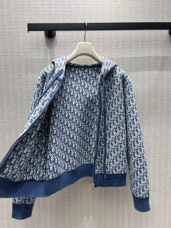 Alternative view of DIOR Coats & Jackets Knit (Blue-White) 36-40 B55202607051274