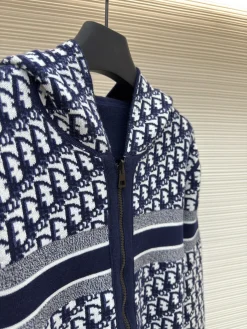 Alternative view of DIOR Coats & Jackets Knit (Navy-White) S-XL C10202607120088