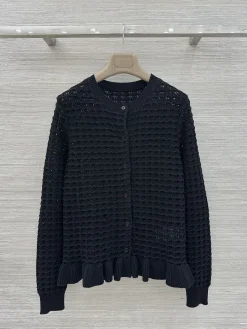 DIOR Coats & Jackets Knit Yarn (Black) 38 B65202607051392