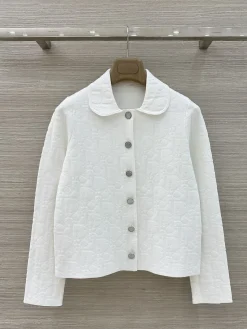 DIOR Coats & Jackets Knit Yarn (White) 36-40 B95202607050250